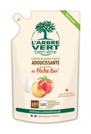 L'ARBRE VERT Eco Refill Sapone per le mani con pesca biologica francese Btl 300ml