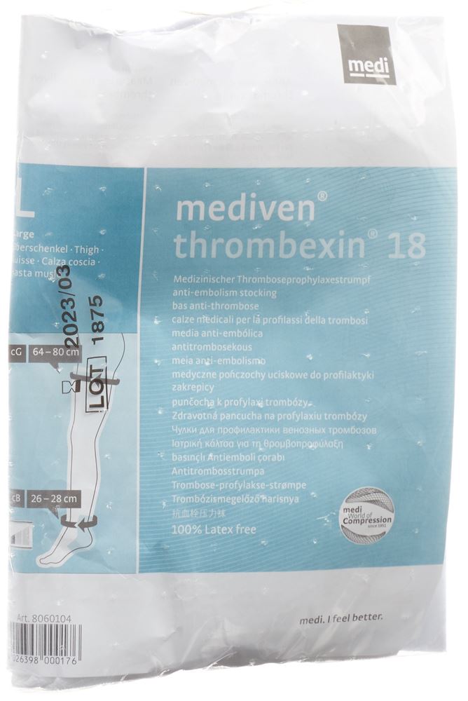 Trombossina Mediven 18 A-G L 1 coppia