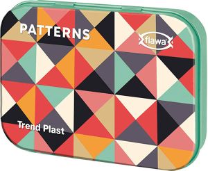 Flawa Trend Plast Patterns Scatola di latta 20 pezzi