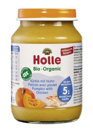 Vasetto di zucca con pollo Holle 190g