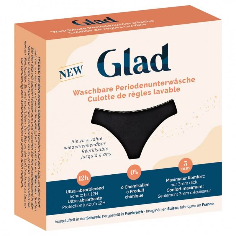 Intimo mestruale lavabile Glad night XS light