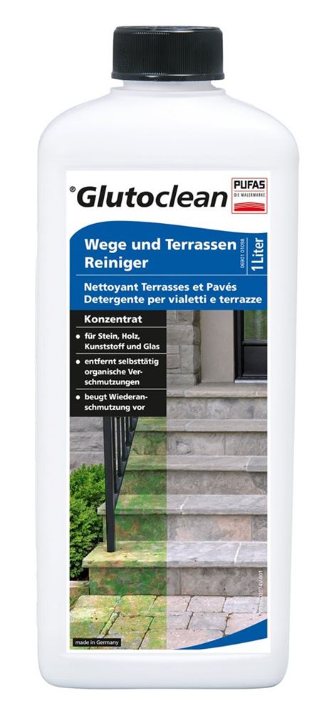 GLUTOCLEAN Detergente per sentieri e terrazze Fl 1lt