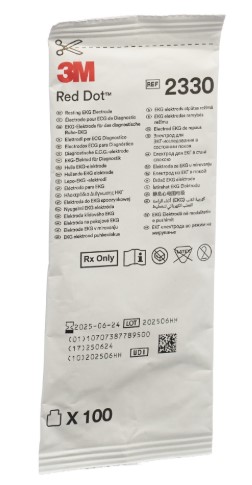 Elettrodi ECG 3M RED DOT a riposo (nuovi) 10 x 10 pezzi