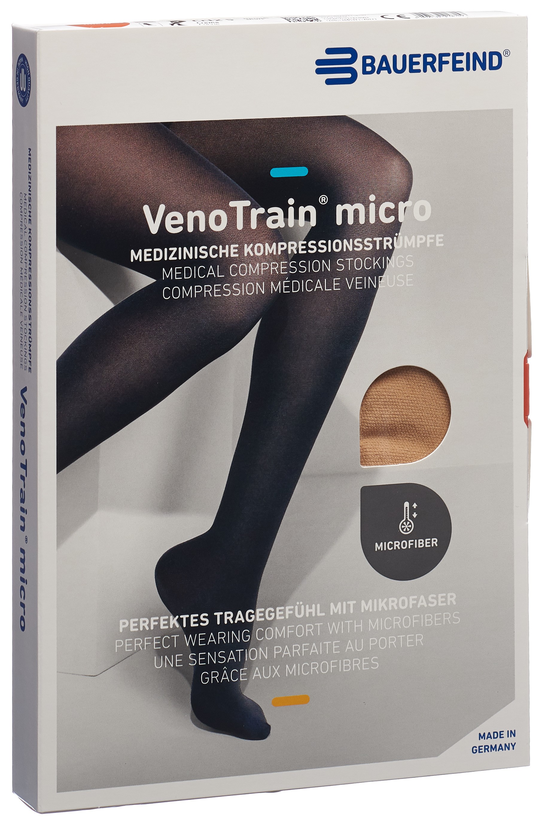 Bauerfeind VT MICRO AG KKL2 M n/s piede aperto cara microstallone 1 paio