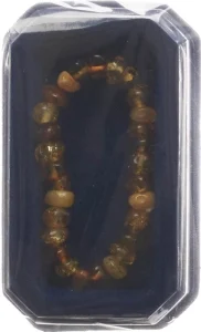 AMBERSTYLE bracciale in ambra 13cm multicolore lucido