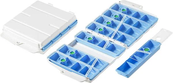 WIBOX Pro Medidispenser 7 giorni 4 scomparti/giorno Custodia FR