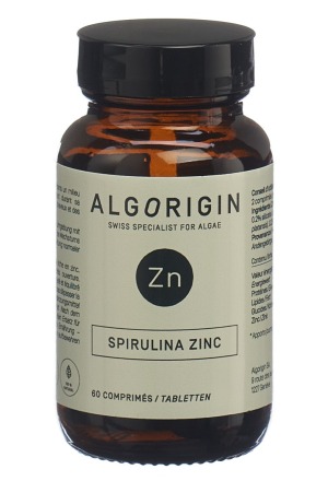 ALGORIGIN Spirulina Zink Tabl Fl 60 Stück