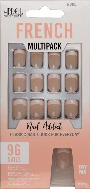 ARDELL Nail Addict French Multip Nude 96 pezzi
