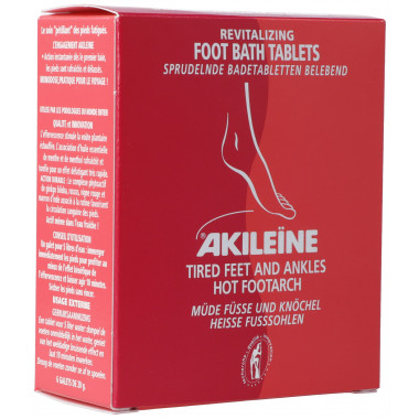 AKILEINE Rot Sprudelnde Badetabletten 6 x 20 g