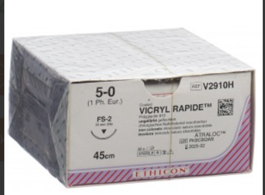 VICRYL RAPID 45 cm non colorato 5-0 FS-2 36 pezzi