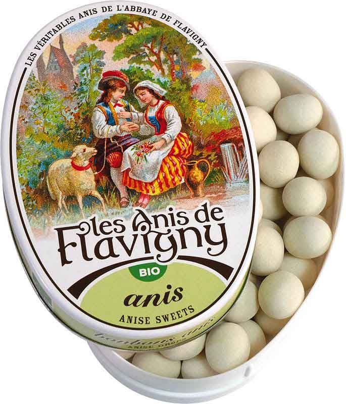 LES ANIS DE FLAVIGNY caramelle all'anice bio confezione da 50 g
