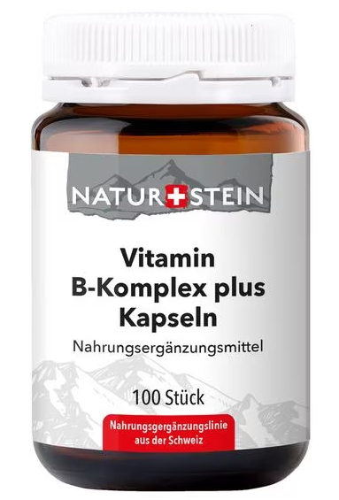 Pietra naturale complesso vitaminico B plus capsule barattolo 100 pezzi