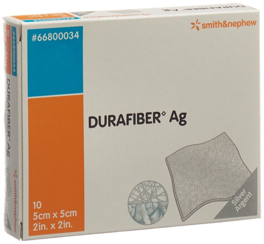 DURAFIBER AG Medicazione per ferite 5x5cm sterile 10 pezzi
