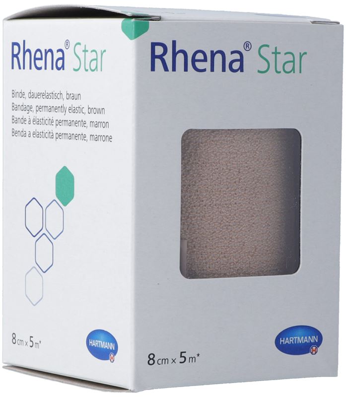 Benda elastica Rhena Star 8cmx5m color pelle