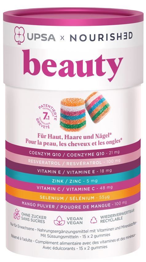 UPSA X NOURISHED Gomme di bellezza Scatola 30 pezzi