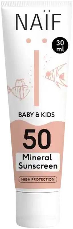 NAIF Baby&Kids Crema solare minerale SPF50 30ml