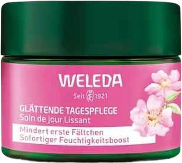 Weleda trattamento giorno lisciante rosa selvatica e tè bianco vaso 40ml