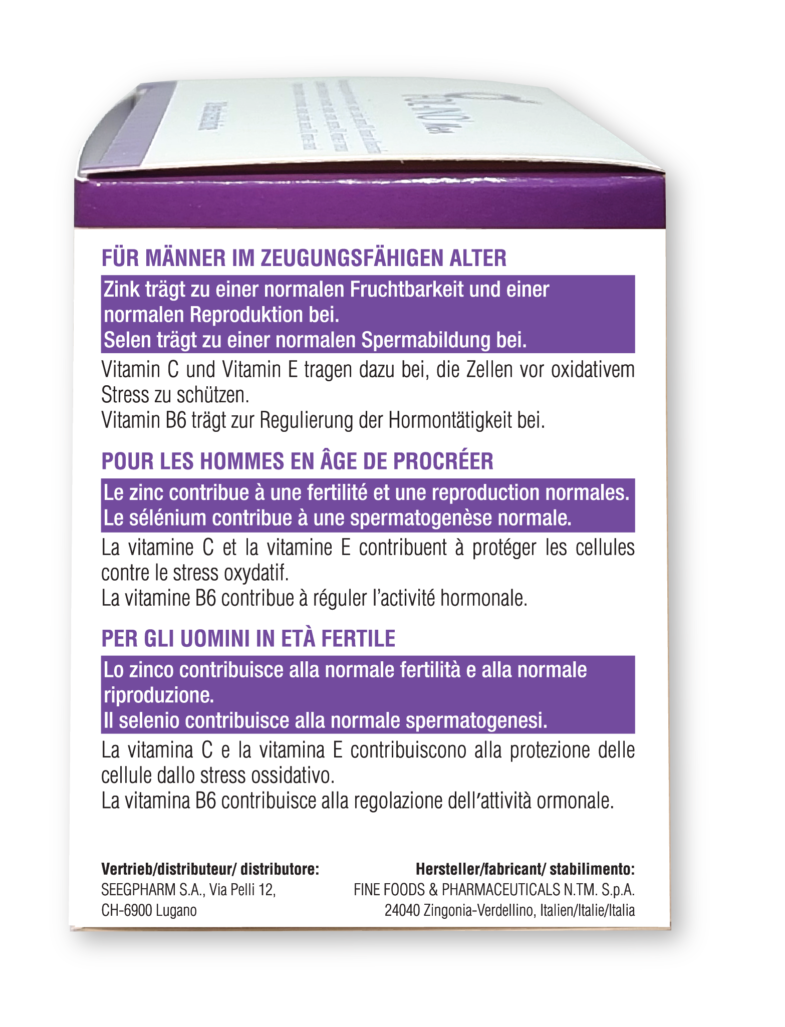 Fol-Ino® Men bustina di polvere 30 pezzi