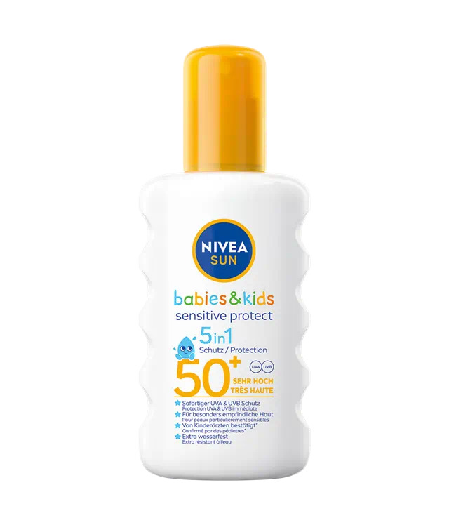 Nivea Babies & Kids Sensitive Protect Spray solare SPF 50+ 200ml