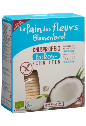 Pane fiore fette croccanti al cocco 150g