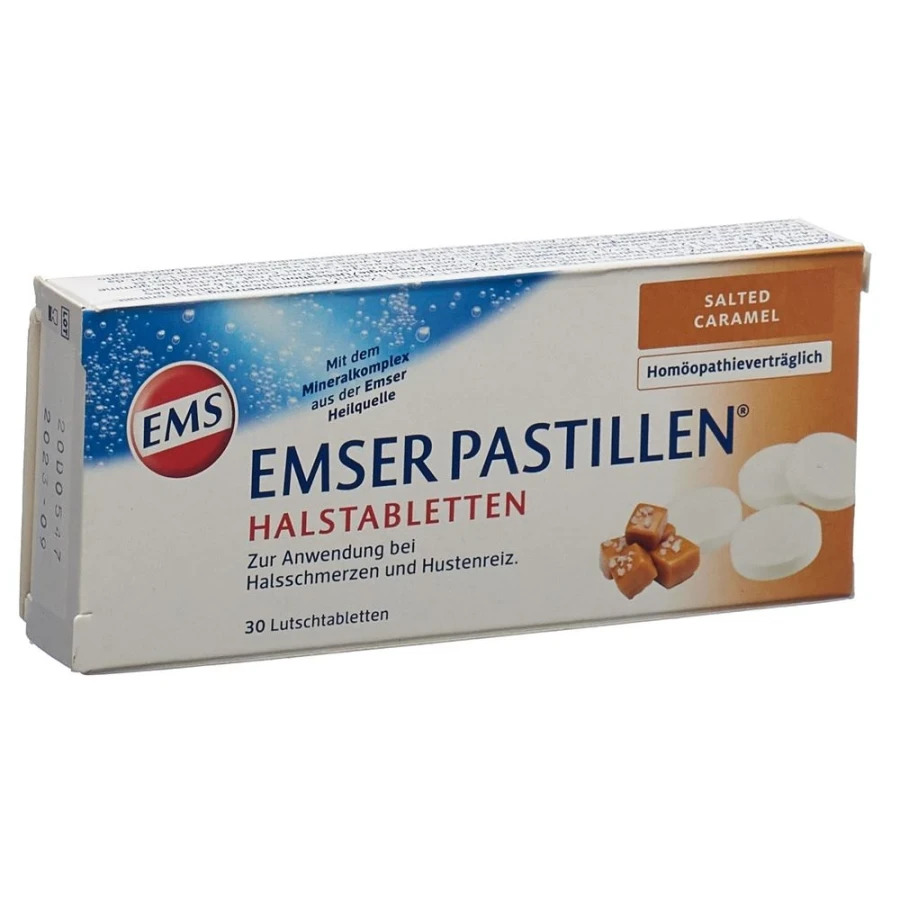 Pastiglie Emser al caramello salato 30 pezzi