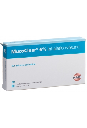 PARI MucoClear 6 % NaCl Inhalationslösung 20 Amp 4 ml