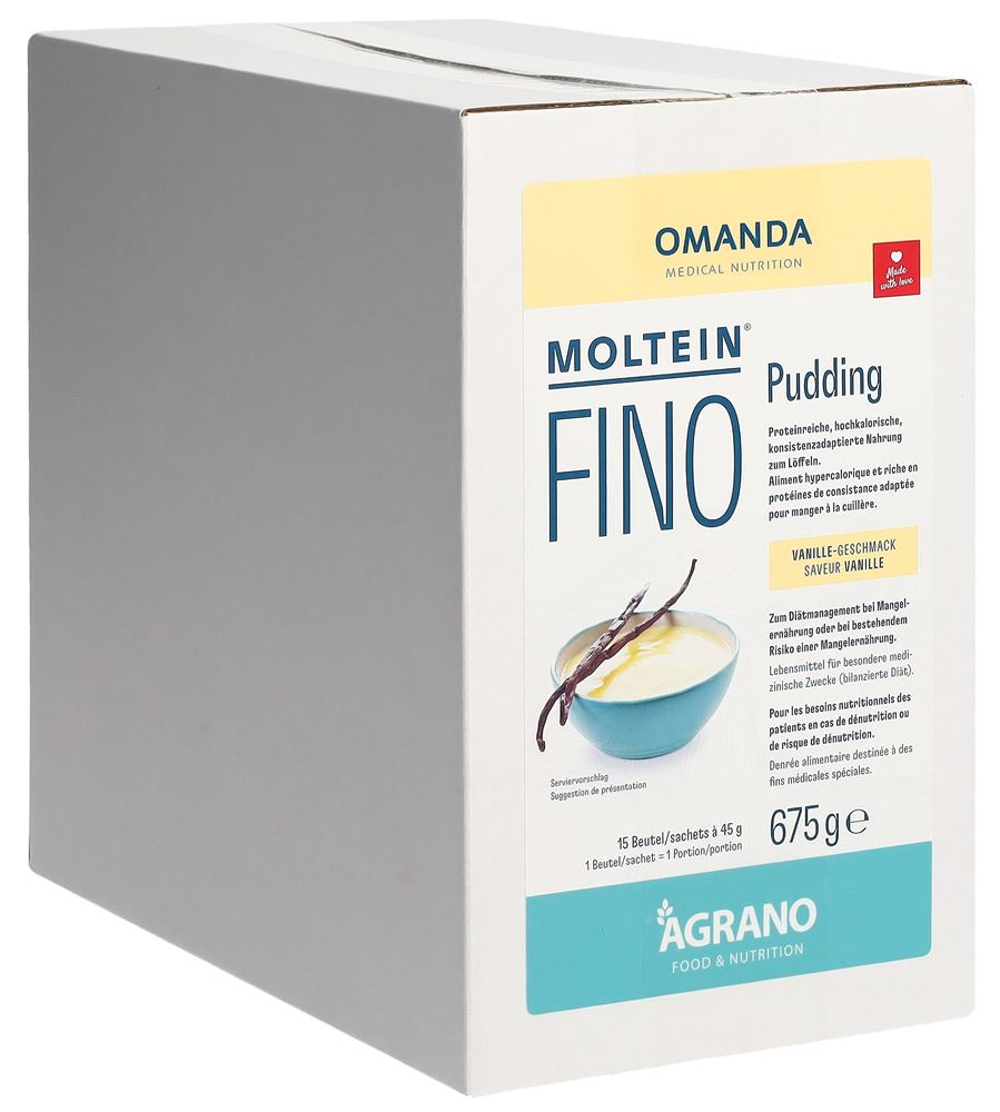 MOLTEIN FINO Budino Vaniglia 15 Btl 45g