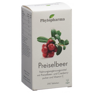 Compresse di mirtillo rosso Phytopharma 280 pezzi