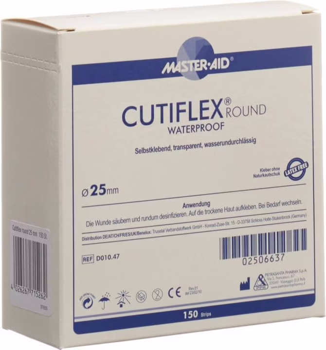 CUTIFLEX Round Folienpflaster 25 mm 150 Stück