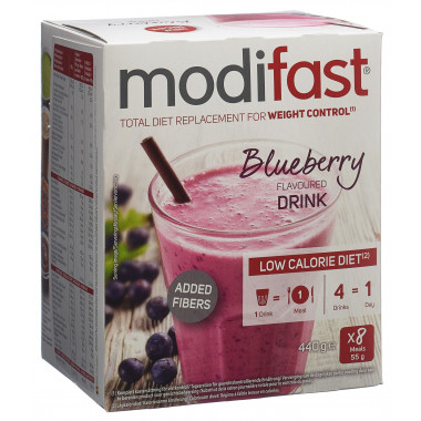 MODIFAST Yogurt da bere al mirtillo 8 x 55g