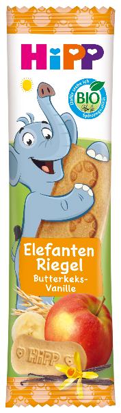 Hipp Elephant Burro Biscotto Vaniglia Barretta 20g