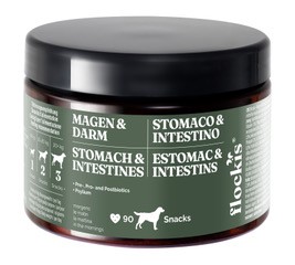 FLOCKIS snack per cani compresse masticabili stomaco e intestino 90 pezzi