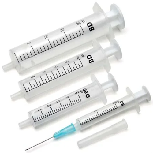 BD Discardit II siringhe 10 ml 2 pezzi Luer eccentrico 100 pezzi