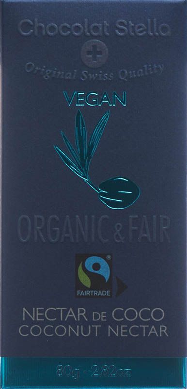Stella Nectar de coco cioccolato biologico Fairtrade 80g