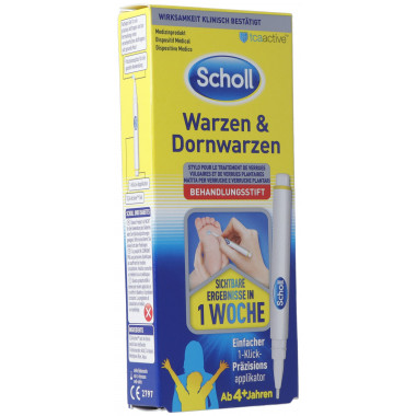 Scholl verruca + verruca plantare stick di trattamento 2g
