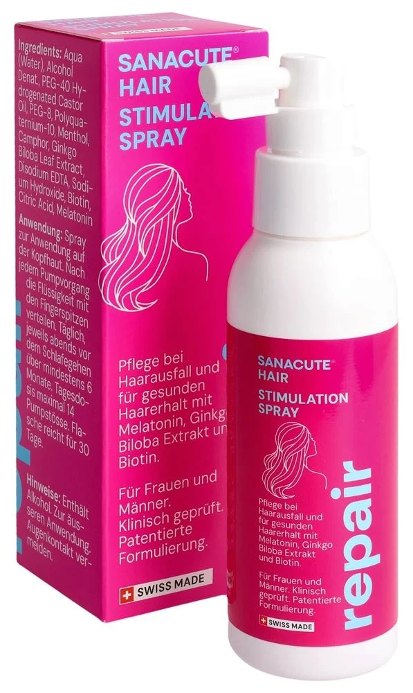 SANACUTE Spray stimolante per capelli 90ml
