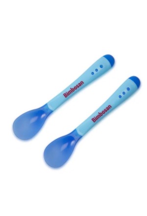 Cucchiaio BIMBOSAN blu 2 pezzi