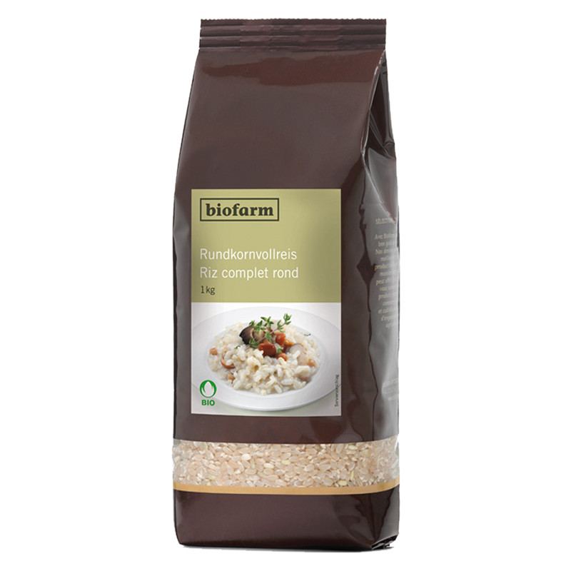 BIOFARM Riso a chicco tondo Bud Btl 1kg