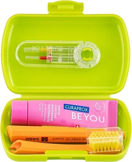 Curaprox Travel Set scatola verde