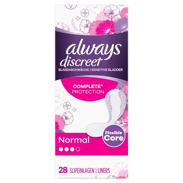sempre Discreet salvaslip per incontinenza Normale 28 pezzi