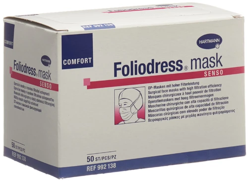 Foliodress Maschera Senso verde 50 pezzi