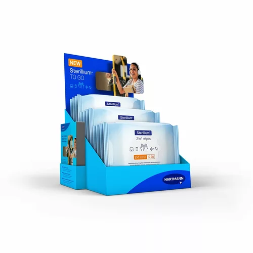 STERILLIUM 2in1 Salviette Display 12 pezzi