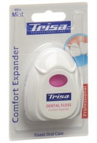 Filo interdentale Trisa Pro White 40m menta Xilitolo