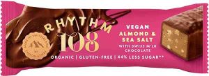 RHYTHM108 Barretta di cioccolato alle mandorle dolce e salata 33g