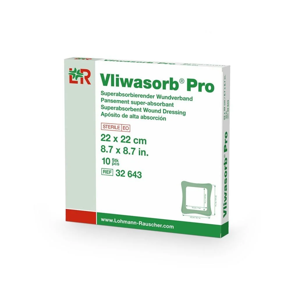 VLIWASORB Pro medicazione per ferite 22x22cm 10 pezzi