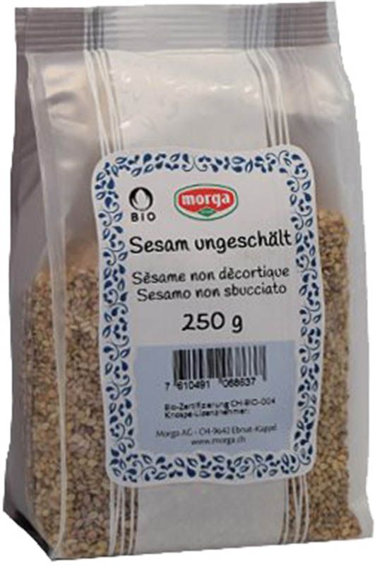 MORGA Sesamo non sbucciato Bud Btl 250g