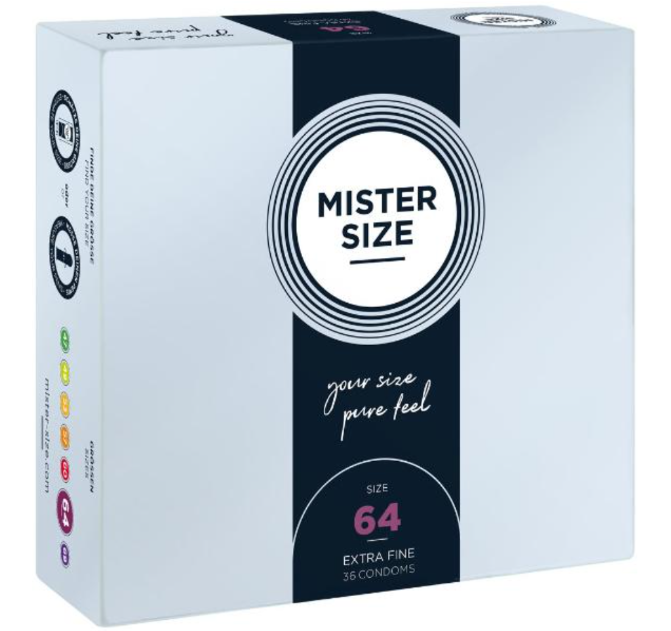 MISTER SIZE 64 Preservativi, confezione da 36 pezzi
