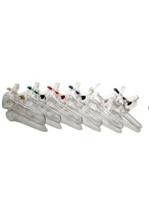 Speculum Gyneas Cus medio 26x116mm sterile chiave rossa 100 pezzi