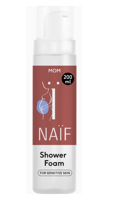 Naïf Schiuma per la doccia prematernità, flacone da 200 ml