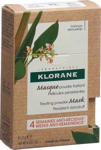 Klorane Galanga Maschera in polvere 8 x 3 g